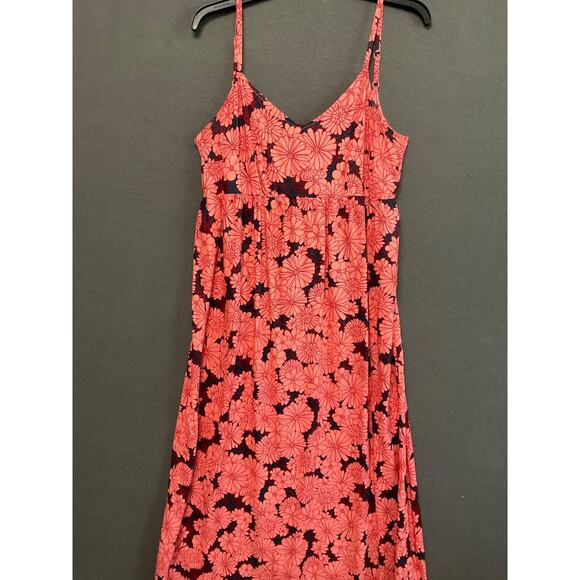 Isabel by Ingrid & Isabel Pink Floral Sleeveless Tie Back Maxi Dress M Boho - Picture 1 of 9